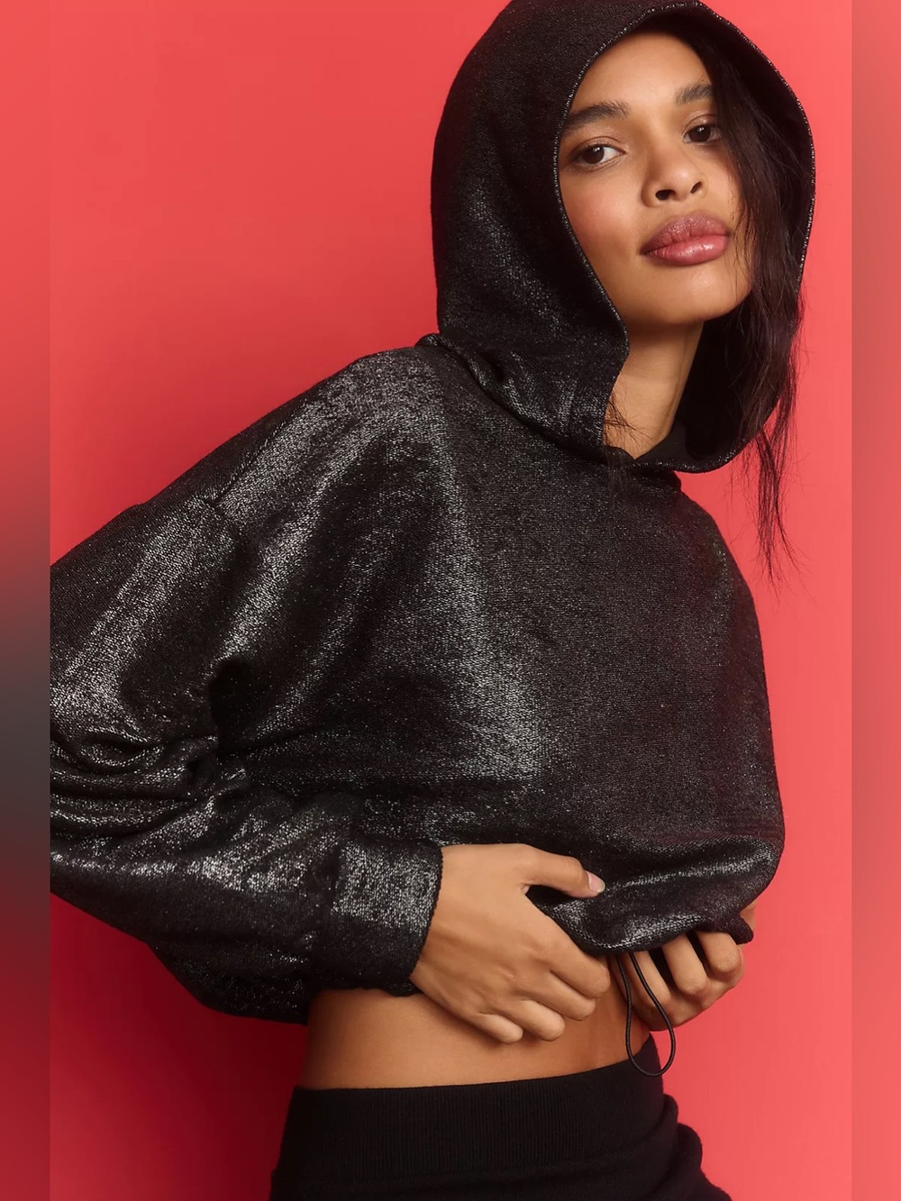Anthropologie Pilcro Foil Hoodie